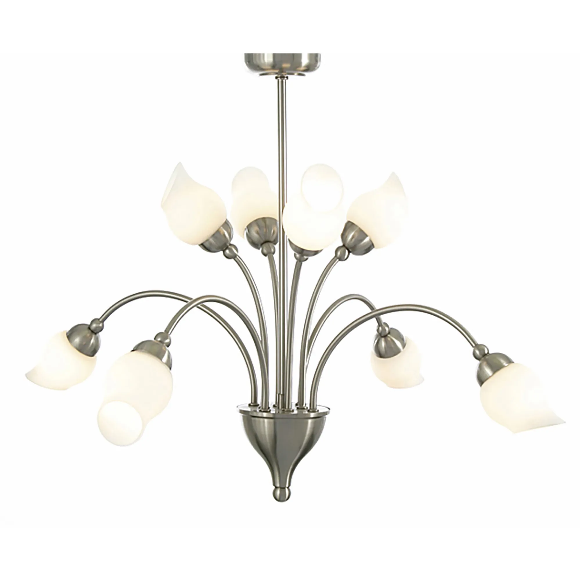 IL10002  Rimini Pendant 8 Light Satin Chrome